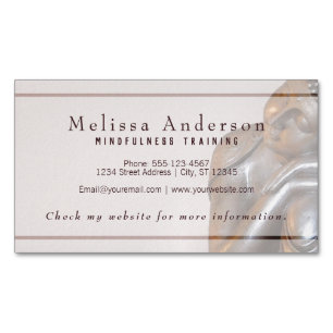 Mindfulness, der friedlichen heilenden Buddha Magnetische Visitenkarte