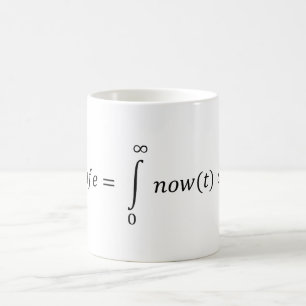 Mindfulness: Leben entsprechend Mathe Kaffeetasse