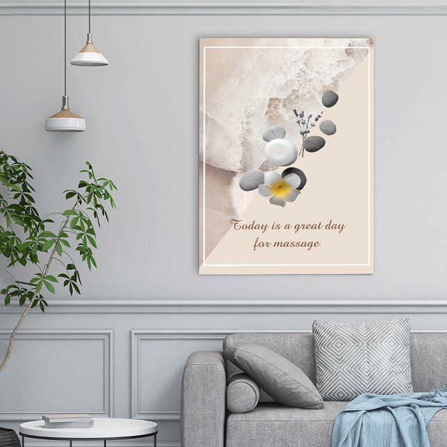 Mindfulness Massage Room Art Poster (Von Creator hochgeladen)