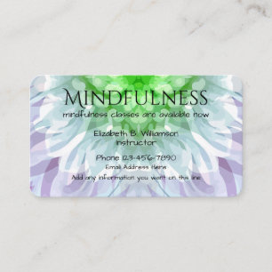 Mindfulness-Service-Entwurf Visitenkarte