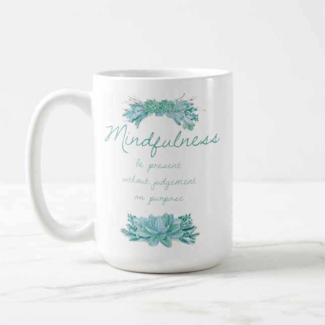 Mindfulness-Tasse Tasse (Links)