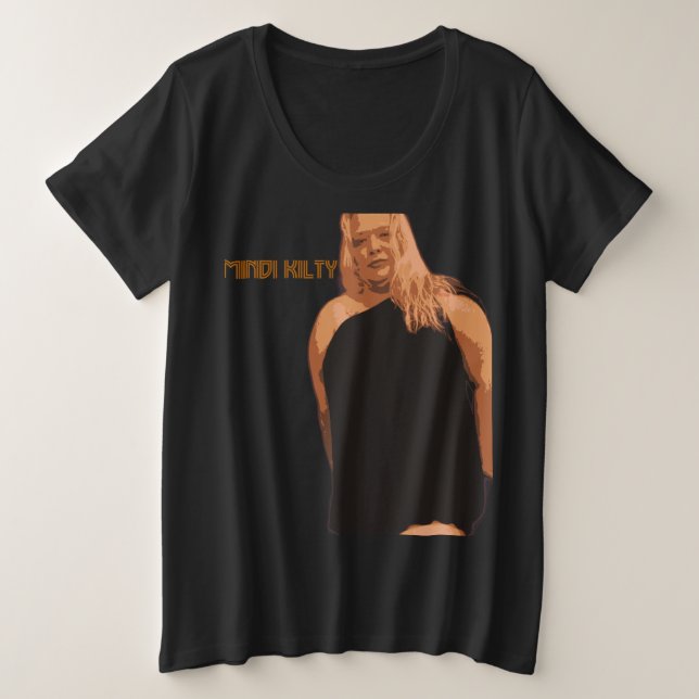 Mindi Kilty Große Größe T-Shirt (Design vorne)