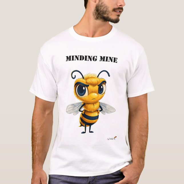 Minding Mine Funny Bee T-Shirt (Vorderseite)