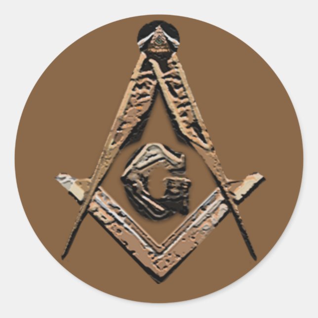 Minds (Golden) Runder Aufkleber (Vorderseite)