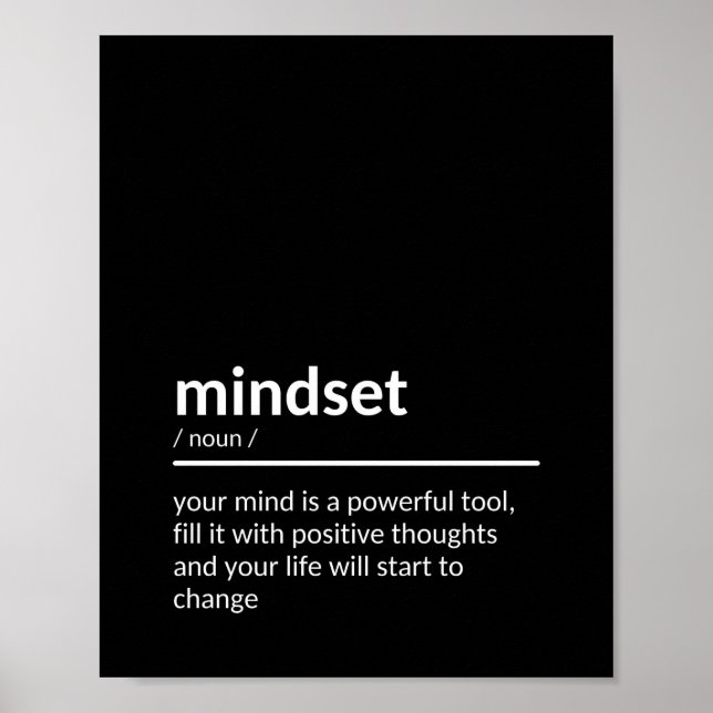 Mindset-Angebot Poster (Vorne)