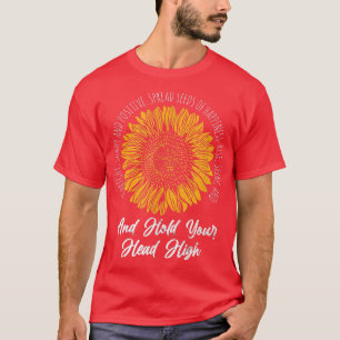 Mindset Friendly Advice Sonnenblume Lover Sonniger T-Shirt