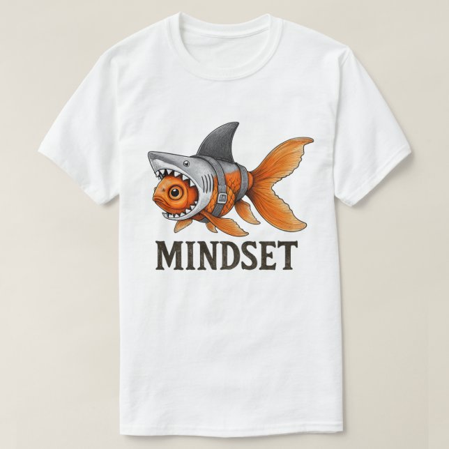 Mindset Goldfish Shark Tee (Design vorne)