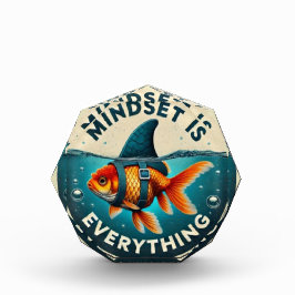 Mindset Is Everything Goldfish Motivational Quote Fotoblock