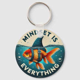 Mindset Is Everything Juxtaposition  Schlüsselanhänger