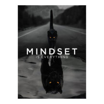 Mindset ist alles - Black Cat Panther Water