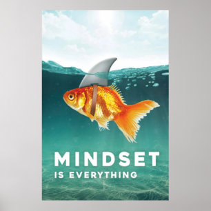 Mindset ist alles Plakat