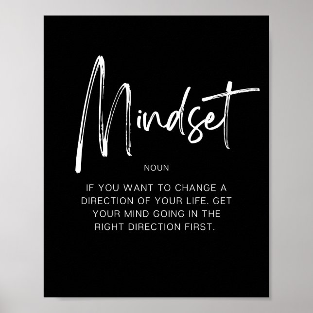Mindset Poster (Vorne)