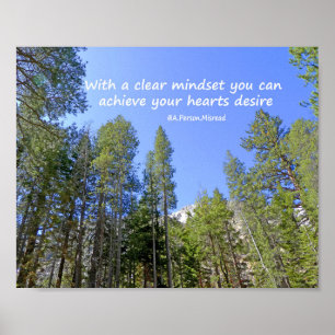 Mindset Print löschen Poster