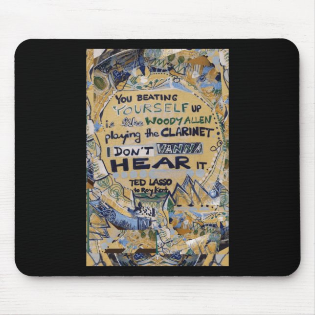Mindset S - Denken Sie an die Zukunft. Aufkleber Mousepad (Vorne)