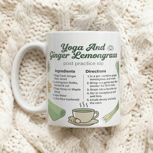Mindvolles Ingwer-Zitronengras-Tee-Ritual Kaffeetasse (Von Creator hochgeladen)