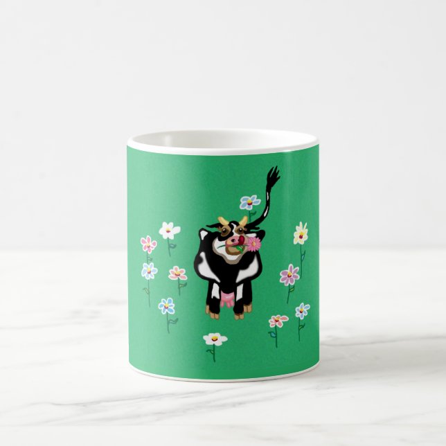 Mine auf Milch machen Kaffeetasse (Mittel)