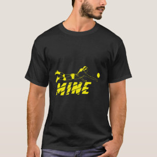 Mine Niedlich Volleyball Dive Girl V-Ball Player G T-Shirt