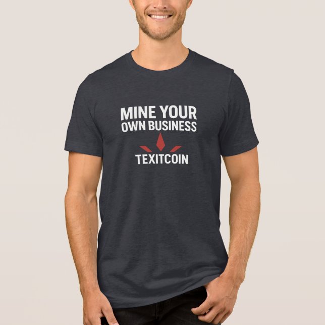 Mine your own Men Bella+Leinwand Tri-mix T - Shirt (Vorderseite)