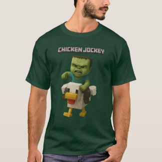 Minecraft Chicken Jockey Design - Baby Zombie Ridi T-Shirt