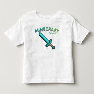 Minecraft-Inspiriertes Pixel-Schwert-Gaming-T-Shir Kleinkind T-shirt