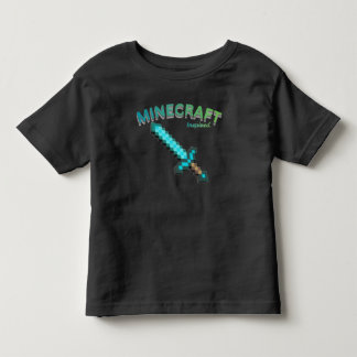 Minecraft-Inspiriertes Pixel-Schwert-Gaming-T-Shir Kleinkind T-shirt