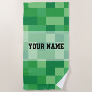 Minecraft Personalized Beach Towel Strandtuch