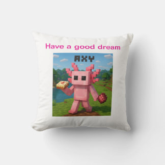 minecraft pillow axy kissen