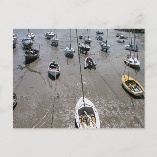 Minehead harbour, Somerset, Vereinigtes Königreich Postkarte (Vorderseite)