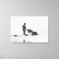 Minen am Strand in Nome, Alaska-Fotografie