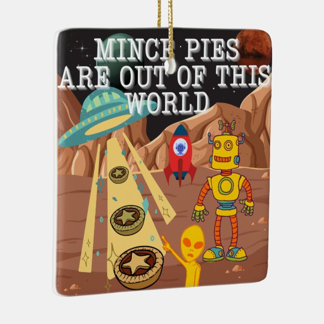 Minenkuppen sind aus dieser Welt Keramikornament (Rechts)