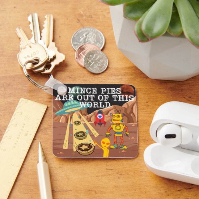 Minenkuppen sind aus dieser Welt Schlüsselanhänger (Schreibtisch)