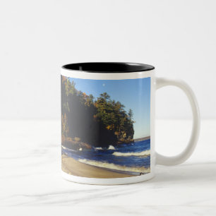 Minenstrand bei Pictured Rocks National Zweifarbige Tasse
