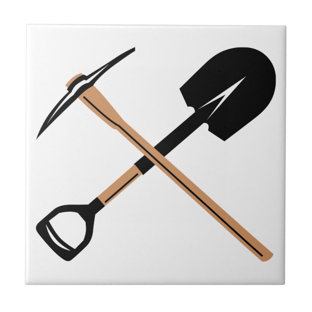 Minenwerkzeuge Fliese (Vorderseite)