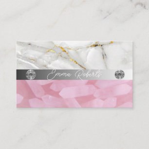 Mineral Amethyst Crystal Quarz Texture Business C Visitenkarte