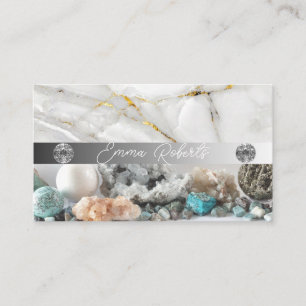 Mineral Amethyst Kristall Quarz Textur Business C Visitenkarte