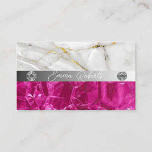 Mineral Amethyst Kristallquartz Textur Visitenkarte