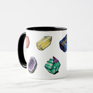 Mineral Crystal Tasse - Vibrant Natural Gemstone D