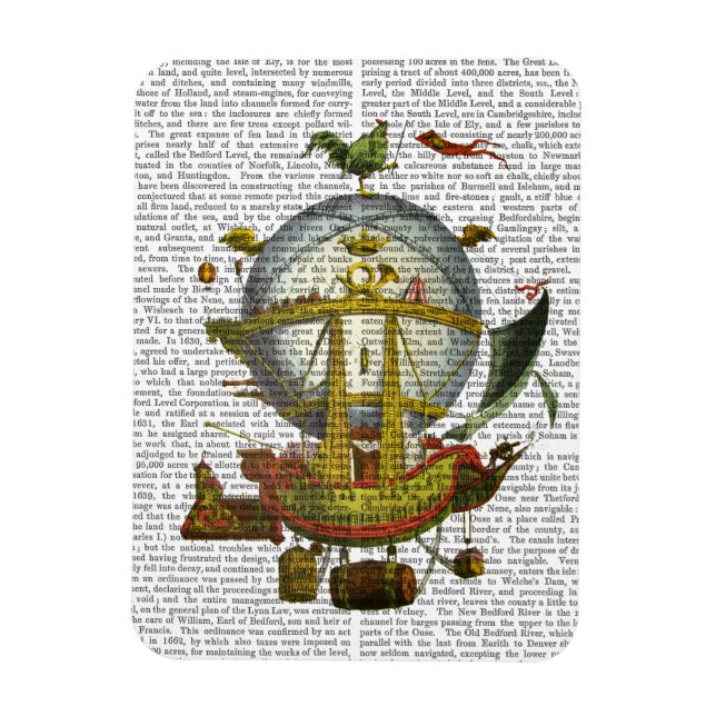 Mineral Hot Air Ballon Magnet (Vertikal)