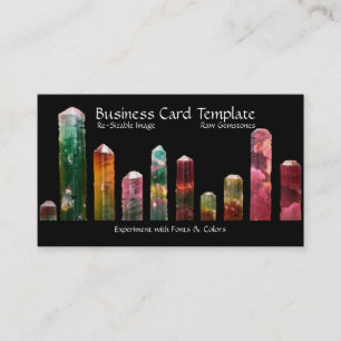 Mineral Raw Crystal Business Card Visitenkarte