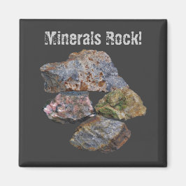 Mineral Rock Collectors Funny Magnet