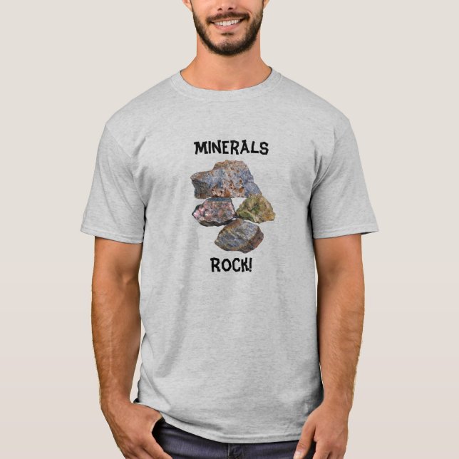 Mineral Rock Collectors Funny T - Shirt (Vorderseite)