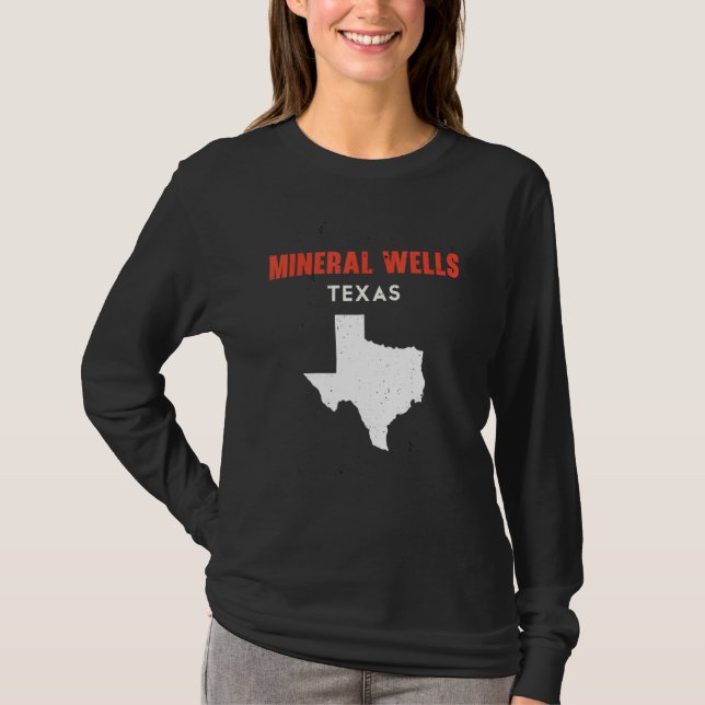 Mineral Wells Texas USA State America Travel Texas T-Shirt (Vorderseite)