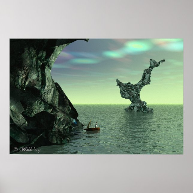 Mineralbucht in der Smaragdbucht Poster (Vorne)