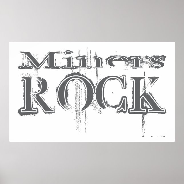 Miners Rock Poster (Vorne)