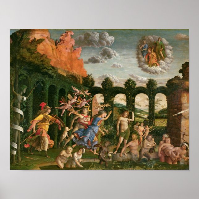 Minerva die Gesichtsjagd Poster (Vorne)