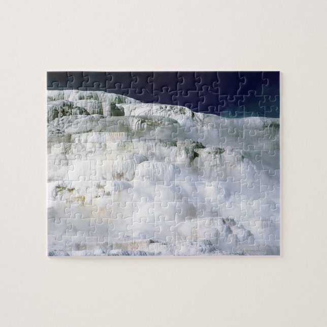 Minerva Terrasse in Yellowstone Nationalpark Puzzle (Horizontal)