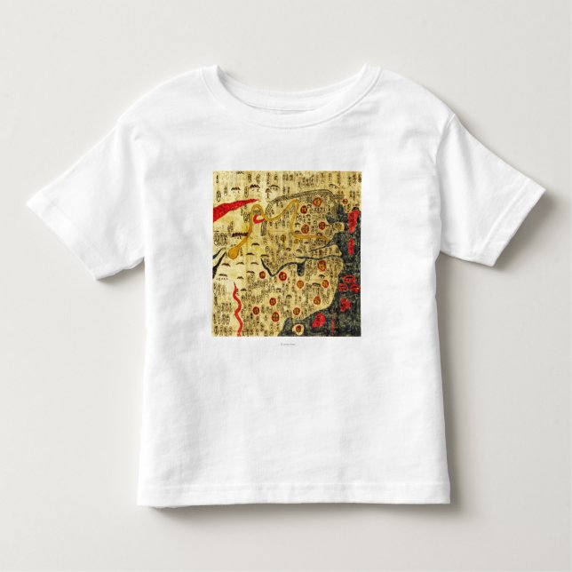 Ming Reich, ChinaPanoramic MapChina Kleinkind T-shirt (Vorderseite)
