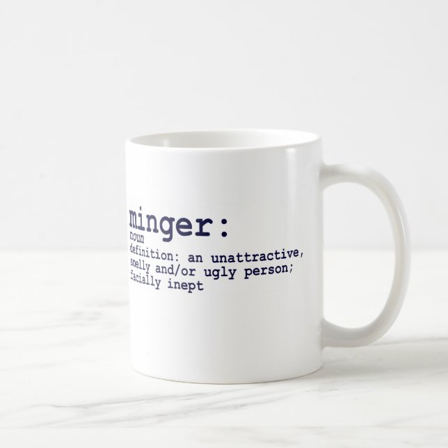 MINGER DEFINITIONS-KAFFEE-TASSE TASSE (Rechts)