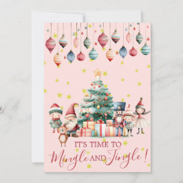 Mingle & Jingle Christmas Ornament Party Einladung