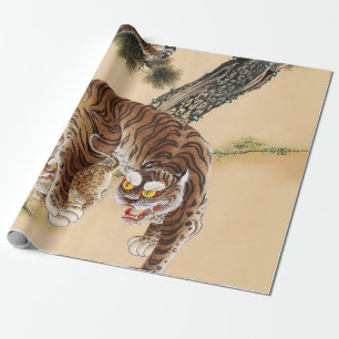 Minhwa Koreanischer hässlicher Tiger  Geschenkpapier